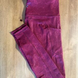 ZYIA Rose Pocket Light n Tight Leggings